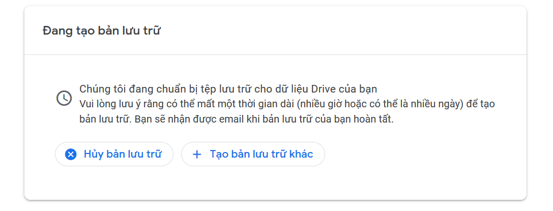 Tải toàn bộ tài liệu trên Google Drive bằng Google Takeout Tải toàn bộ tài liệu trên Google Drive bằng Google Takeout